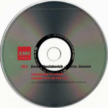 10CD/Set di cofanetti Dmitri Shostakovich: The Complete Symphonies - Sämtliche Symphonien - L'Intégrale Des Symphonies