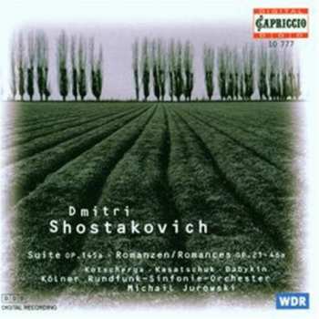 CD Dmitri Shostakovich: Suite Op.145a - Romanzen/Romances Op.21 - Op.46a