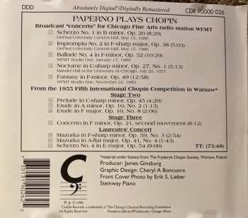 CD Frédéric Chopin: Paperno Plays Chopin