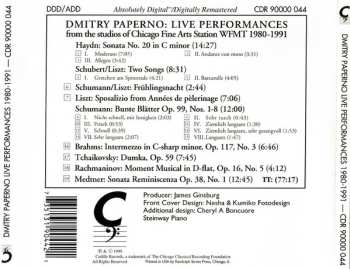 CD Dmitry Paperno: Live Performances 1980-1991