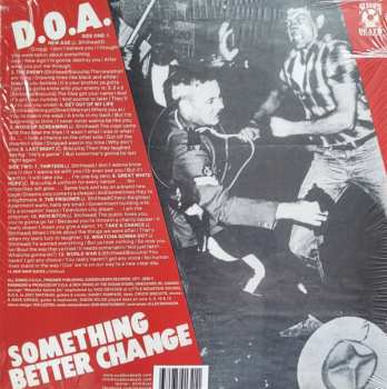 LP D.O.A.: Something Better Change CLR