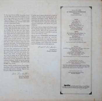 LP Dolly Parton: My Tennessee Mountain Home