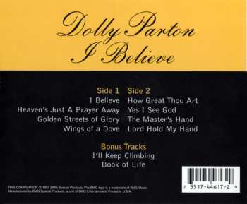 CD Dolly Parton: I Believe
