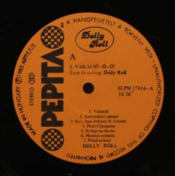 LP Dolly Roll: Vakáció-ó-ó
