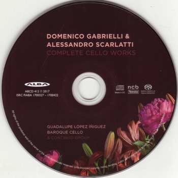 SACD Alessandro Scarlatti: Complete Cello Works
