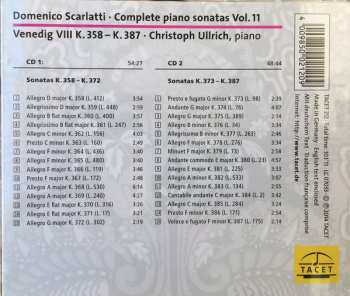 2CD Domenico Scarlatti: Complete Piano Sonatas. Volume 11. Venedig VIII. K.358 – K.387