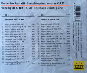 2CD Domenico Scarlatti: Complete Piano Sonatas. Volume 15. K. 484 – K. 513