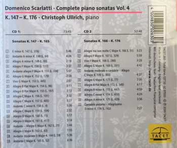 2CD Domenico Scarlatti: Complete Piano Sonatas. Volume 4. K.147-K.176. 