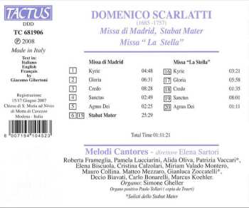 CD Domenico Scarlatti: Messa Da Madrid, Stabat Mater E Messa La Stella