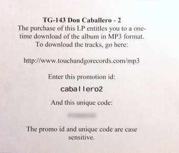 2LP Don Caballero: Don Caballero 2