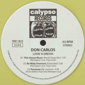 2LP Don Carlos: Livin' A Dream LTD | CLR