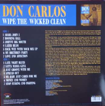 LP Don Carlos: Wipe The Wicked Clean
