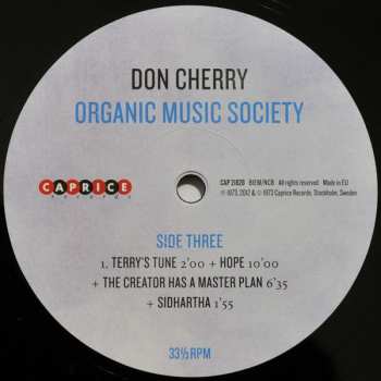 2LP Don Cherry: Organic Music Society