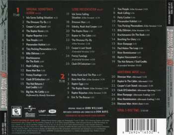 2CD Don Davis: Jurassic Park III (Remastered And Expanded Original Soundtrack) LTD