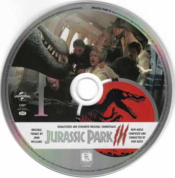 2CD Don Davis: Jurassic Park III (Remastered And Expanded Original Soundtrack) LTD