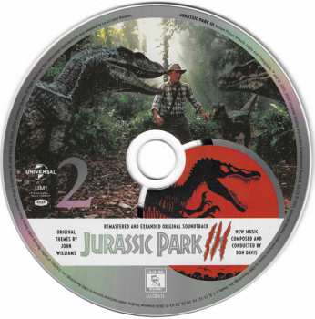 2CD Don Davis: Jurassic Park III (Remastered And Expanded Original Soundtrack) LTD