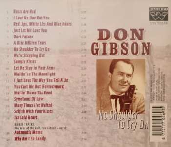 CD Don Gibson: No Shoulder To Cry On -  The Legend Begins