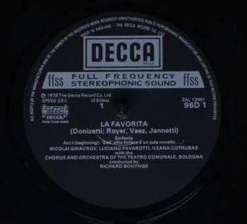 3LP/Set di cofanetti Ileana Cotrubas: La Favorita