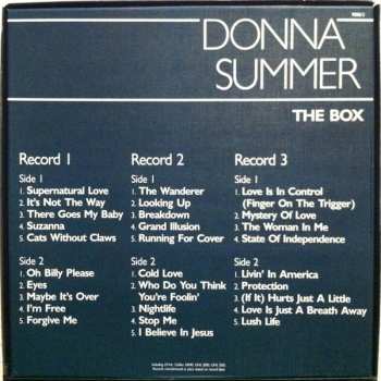 3LP/Set di cofanetti Donna Summer: The Box