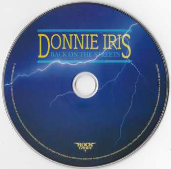 CD Donnie Iris: Back On The Streets