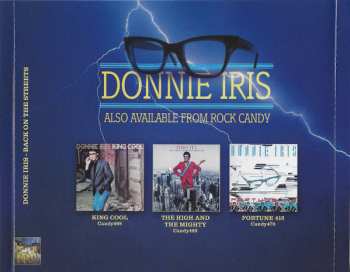 CD Donnie Iris: Back On The Streets