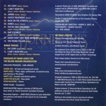 CD Donnie Iris: Back On The Streets