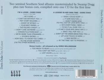 CD Doris Duke: I'm A Loser (The Swamp Dogg Sessions... And More)