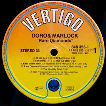 LP Doro: Rare Diamonds