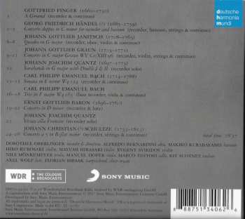 CD Dorothee Oberlinger: Rococo (Musique À Sanssouci)
