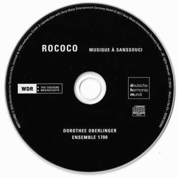 CD Dorothee Oberlinger: Rococo (Musique À Sanssouci)