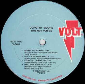 LP Dorothy Moore: Time Out For Me