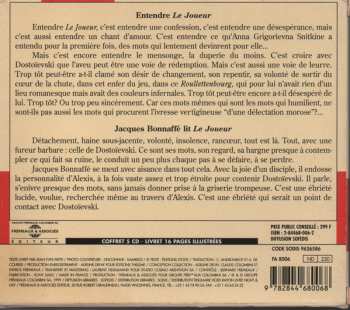 5CD/Set di cofanetti Jacques Bonnaffé: Le Joueur