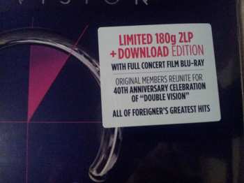 2LP/Blu-ray Foreigner: Double Vision: Then And Now Live.Reloaded LTD