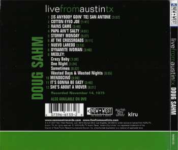 CD Doug Sahm: Live From Austin TX