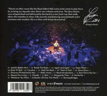 CD Status Quo: Down Down & Dignified At The Royal Albert Hall DIGI