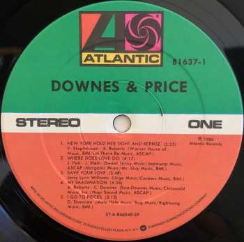 LP Cliff Downs: Downes & Price