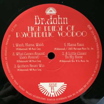 3LP/Set di cofanetti Dr. John: High Priest Of Psychedelic Voodoo