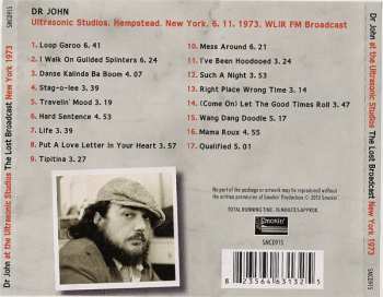 CD Dr. John: The Lost Broadcast: Dr John At The Ultrasonic Studios, New York 1973
