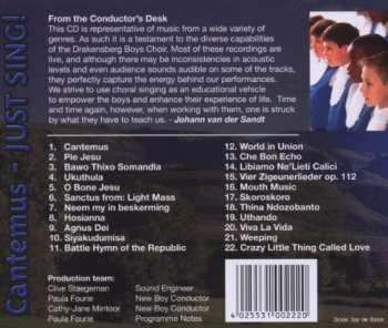 CD Drakensberg Boys Choir: Cantemus - Just Sing
