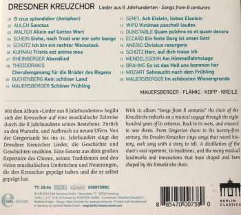 CD Dresdner Kreuzchor: 800 Jahre Dresdner Kreuzchor - Lieder Aus 8 Jahrhunderten 