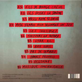 LP DROGES: Tout Ça On Crame