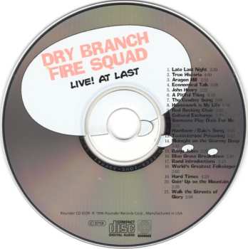 CD Dry Branch Fire Squad: Live! At Last