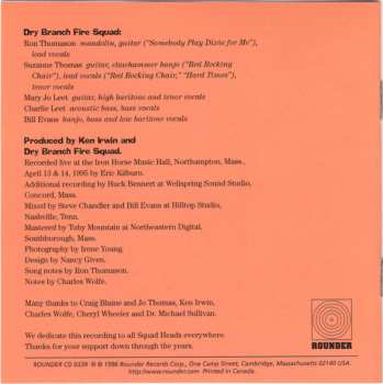 CD Dry Branch Fire Squad: Live! At Last