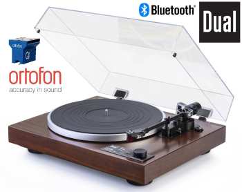 Audiotechnica DUAL CS 529 Walnut + Ortofon QUINTET BLUE (MC)