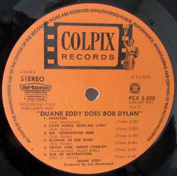 LP Duane Eddy: Duane Eddy Does Bob Dylan