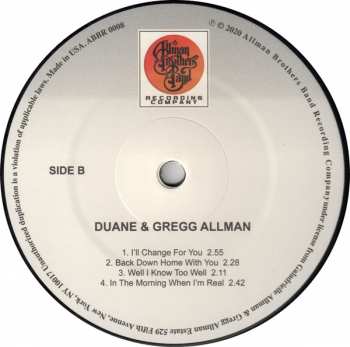 LP Duane & Greg Allman: Duane & Gregg Allman