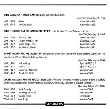 CD Duke Ellington And His Orchestra: 1939-1940