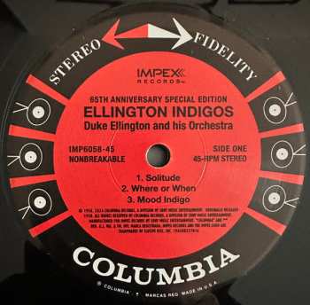 2LP Duke Ellington And His Orchestra: Ellington Indigos LTD | NUM