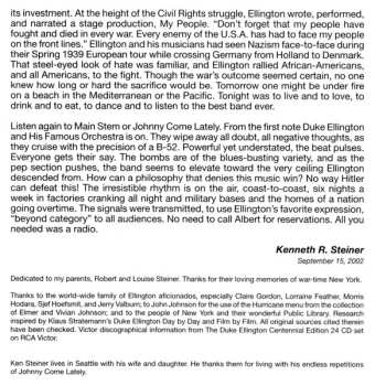 CD Ben Webster: Duke Ellington At The Hurricane