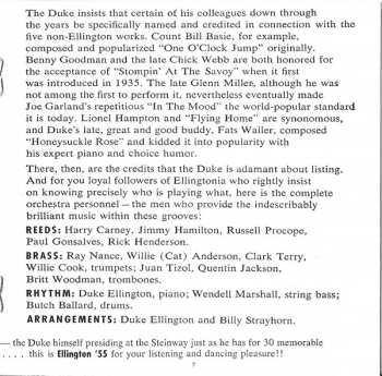 2CD Duke Ellington And His Orchestra: Three Mid-Fifties Classic Albums (Duke Ellington Presents / Ellington '55 / Historically Speaking: The Duke)